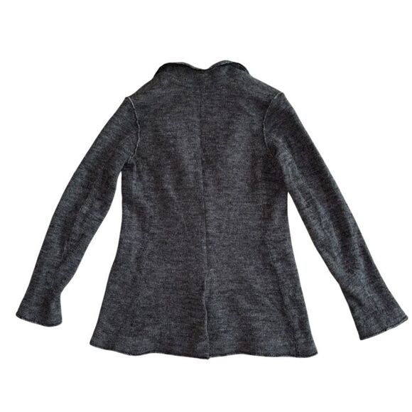 Banana Republic Women's Unstructured Blazer In Grey - Wool Blend Size Medium - Picture 3 of 7